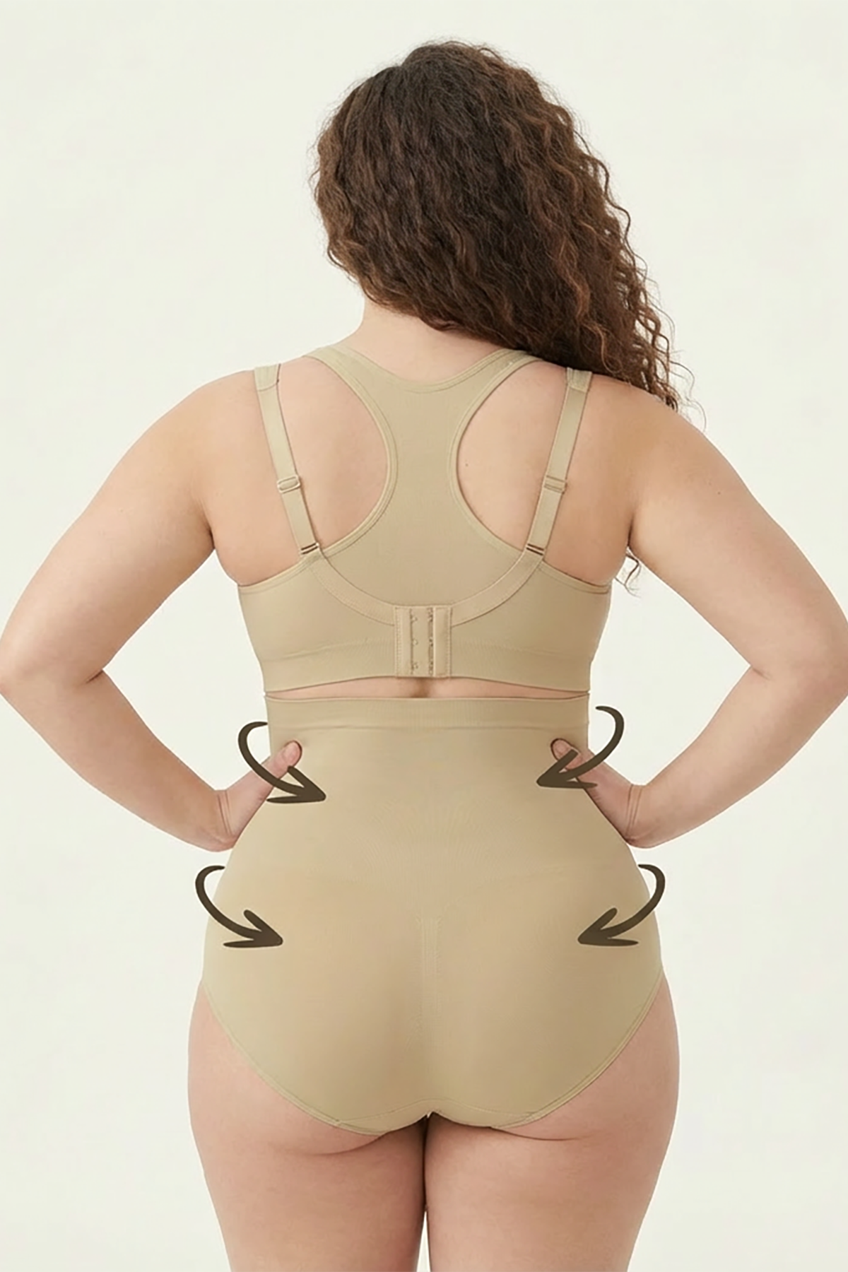 BLS - Opaque Fit Tummy Control Midwaist Shapewear - Skin — image 2 — Meeshop Pakistan