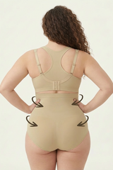 BLS - Opaque Fit Tummy Control Midwaist Shapewear - Skin view 2