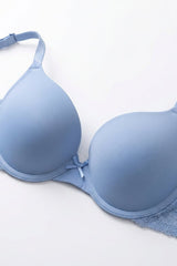 BLS - Paza Wired And Padded Cotton Bra - Light Blue view 3