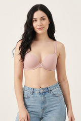 BLS - Paza Wired And Padded Cotton Bra - Soft Pink view 1
