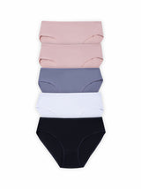 BLS - Pearl Mid Rise Cotton Panty - Pack Of 5 view 1