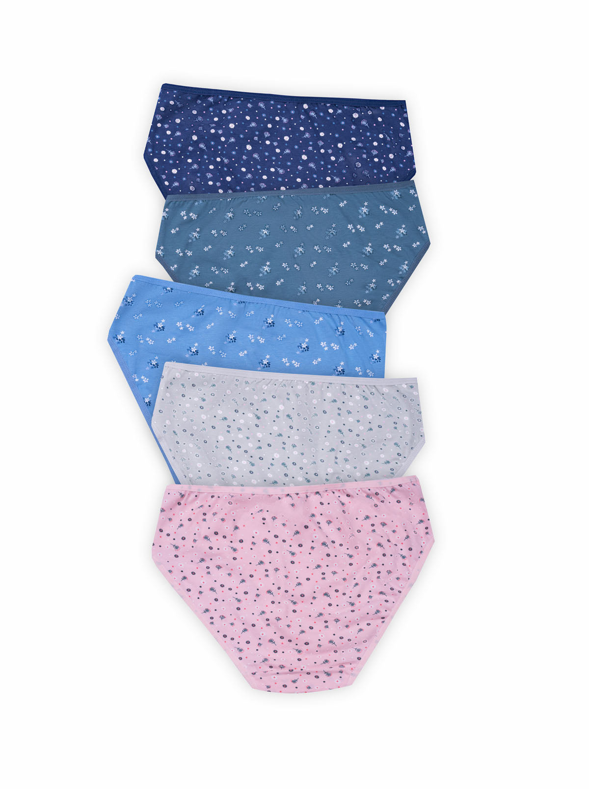 BLS - Pentas Mid Rise Cotton Panty - Pack Of 5 — image 3 — Meeshop Pakistan