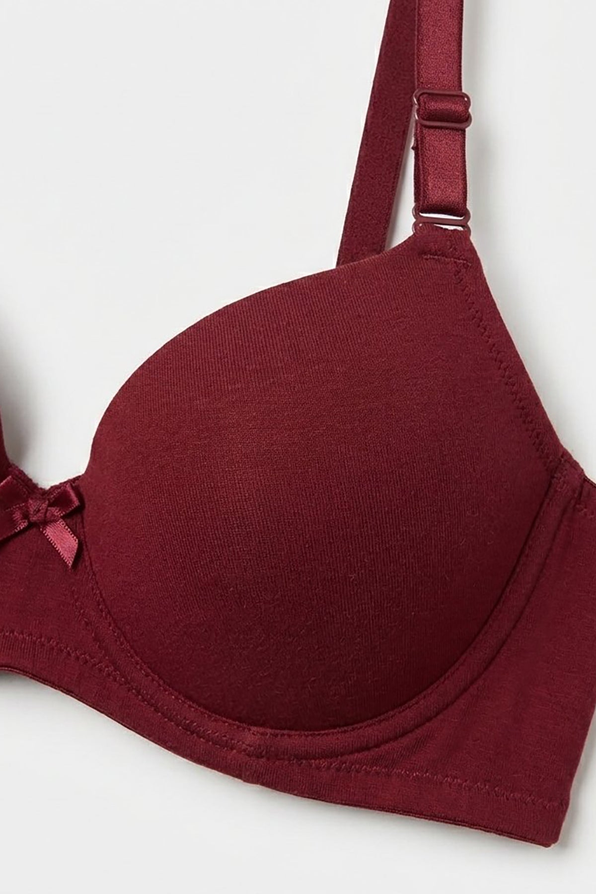 BLS - Pero Wired And Padded Cotton Bra -  Maroon — image 3 — Meeshop Pakistan