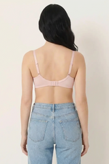 BLS - Pero Wired And Padded Cotton Bra - Pink view 2