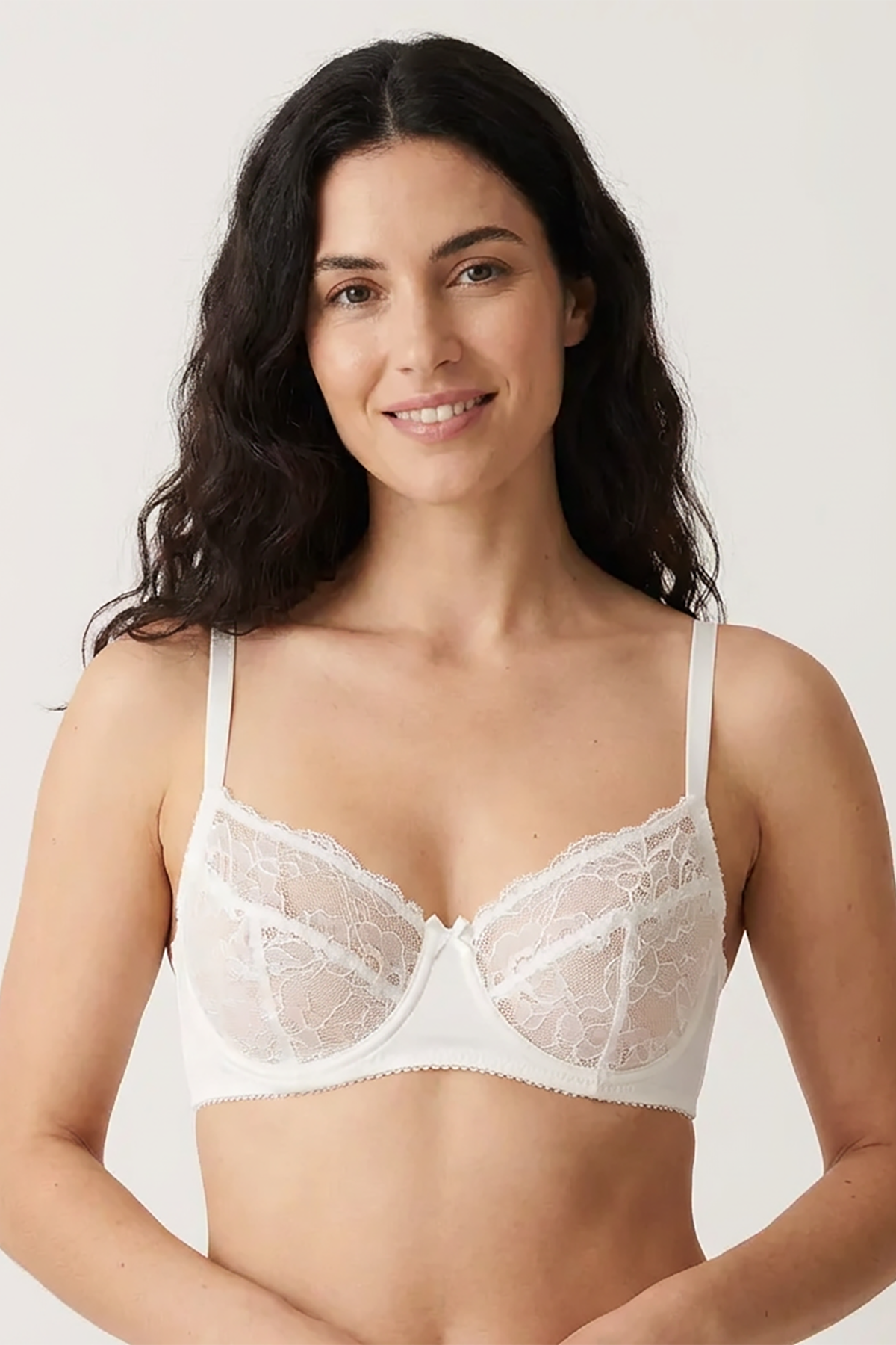 BLS - Petunia Non Padded And Wired Lace Bra - White — image 1 — Meeshop Pakistan