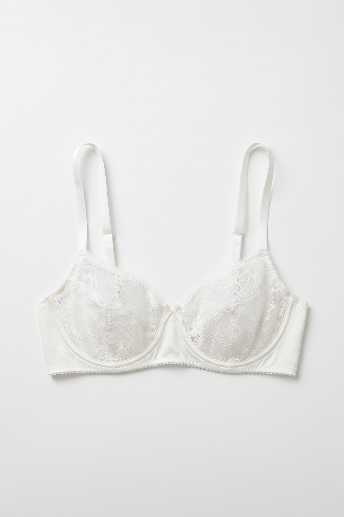 BLS - Petunia Non Padded And Wired Lace Bra - White — image 3 — Meeshop Pakistan