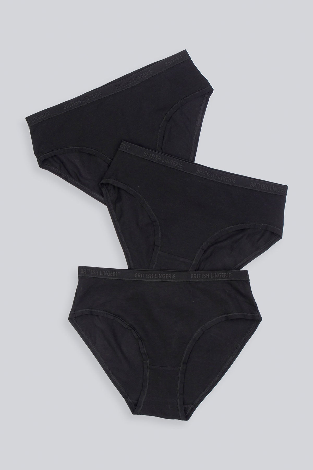 BLS - Pamela Cotton Panty - Black - Pack Of 3 — image 1 — Meeshop Pakistan