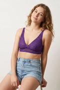 BLS - Pinkie Non Padded Lace Bralette - Purple