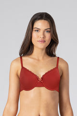 BLS - Pixie Wired And Padded Bra - Cherry view 1