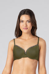 BLS - Pixie Wired And Padded Bra - Leaf Green view 1