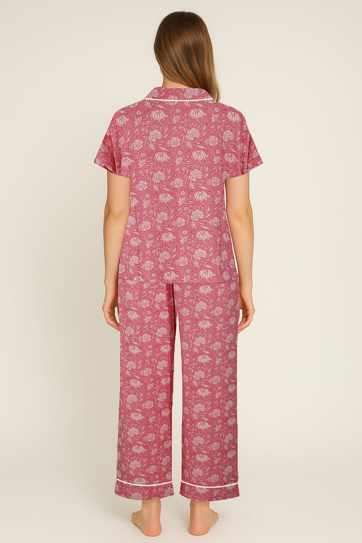 BLS - Primerose Viscose Pajama Set — image 2 — Meeshop Pakistan