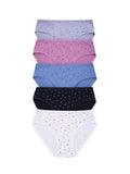 BLS - Primula Mid Rise Cotton Panty - Pack Of 5