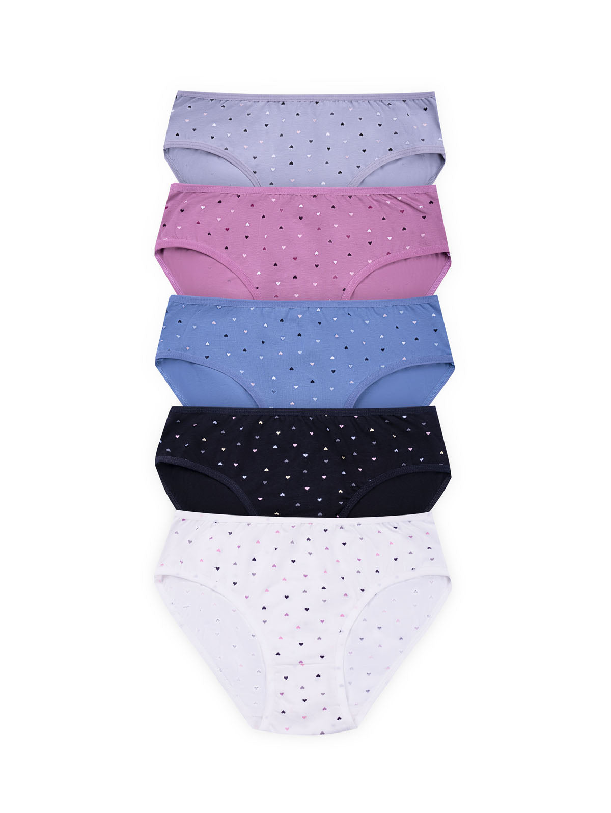 BLS - Primula Mid Rise Cotton Panty - Pack Of 5 — image 1 — Meeshop Pakistan