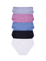 BLS - Primula Mid Rise Cotton Panty - Pack Of 5 view 1