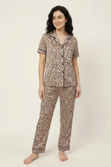 BLS - Printed Pajama Set - Pink view 1