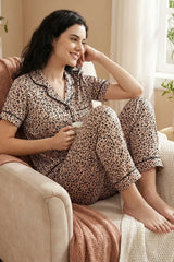 BLS - Printed Pajama Set - Pink view 3