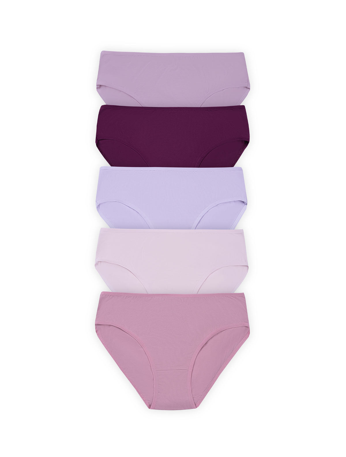 BLS - Rosa Mid Rise Cotton Panty - Pack Of 5 — image 1 — Meeshop Pakistan
