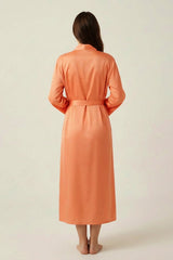 BLS - Satin Long Robe - Powder view 2