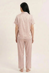 BLS - Satin Pajama Set - Pink view 2