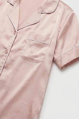 BLS - Satin Pajama Set - Pink view 3