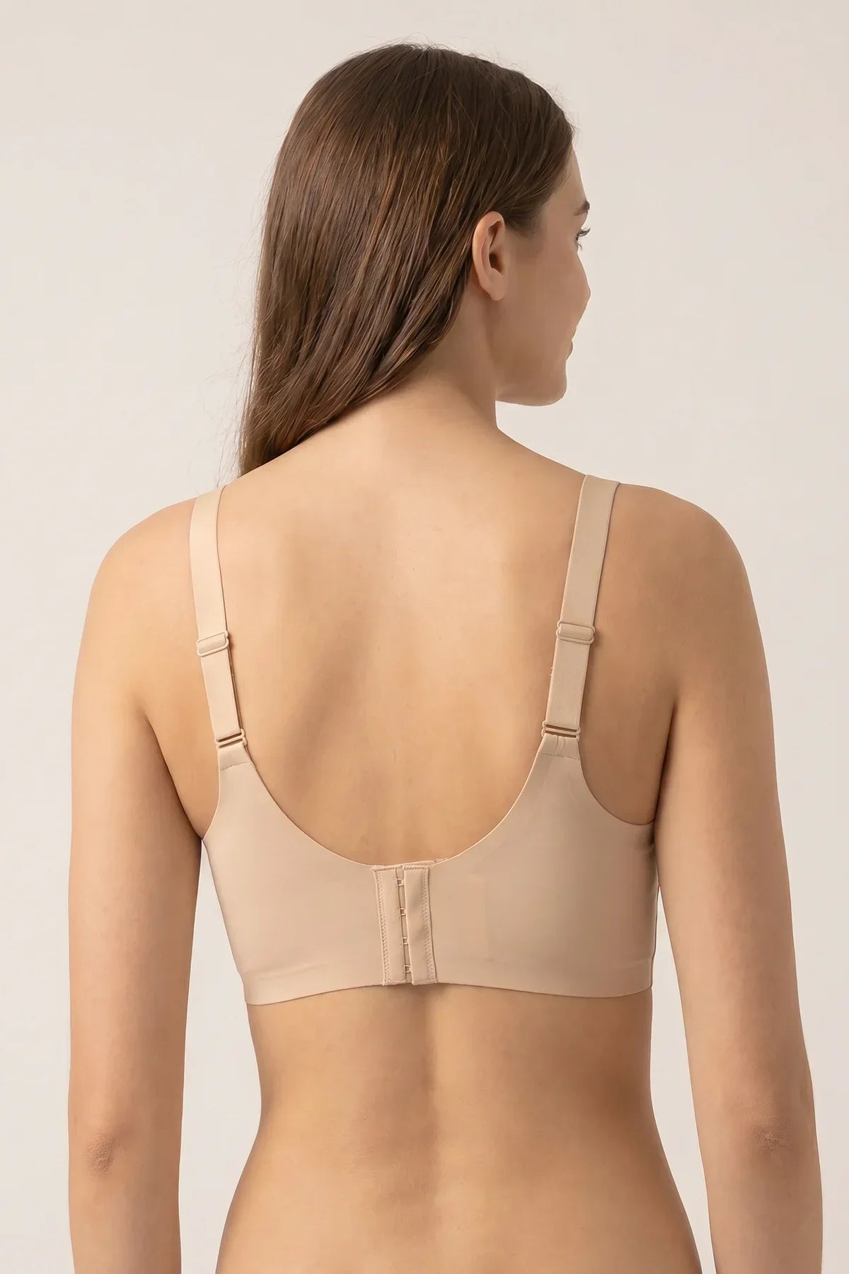 BLS - Seamless Boned Bra - Beige — image 2 — Meeshop Pakistan