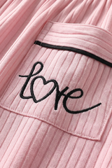 BLS - Short sleeves with long pants Pajama Set - Pink view 3