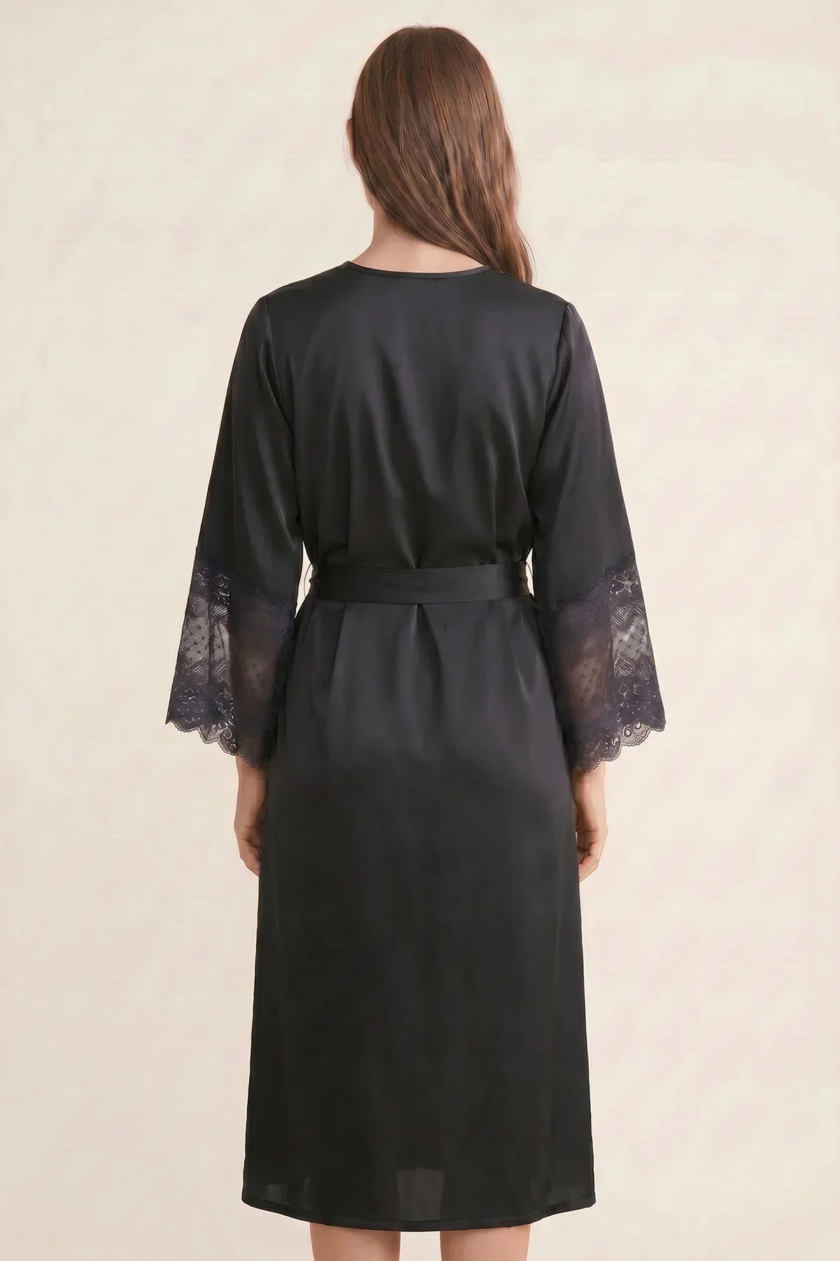 BLS - Sleeping gown - Black — image 2 — Meeshop Pakistan