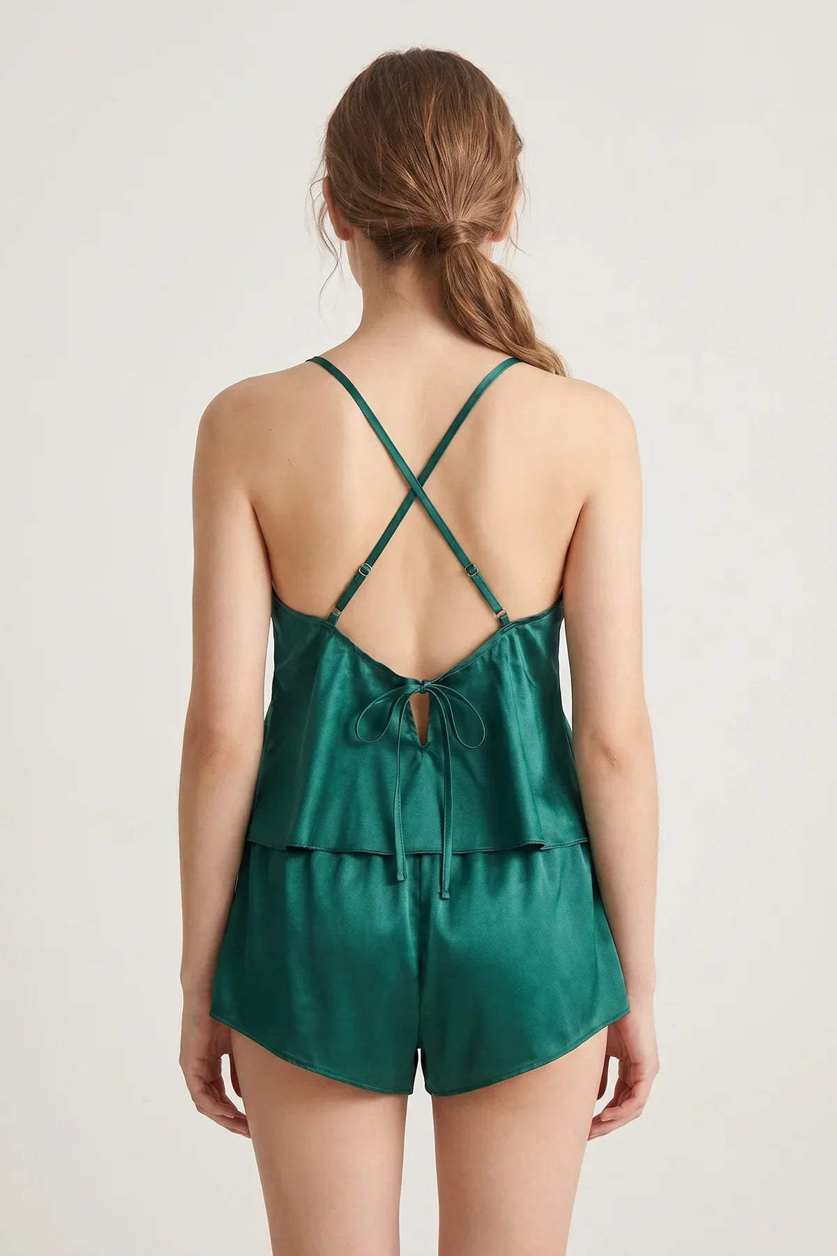 BLS - Sleepwear Short set - Green — image 2 — Meeshop Pakistan