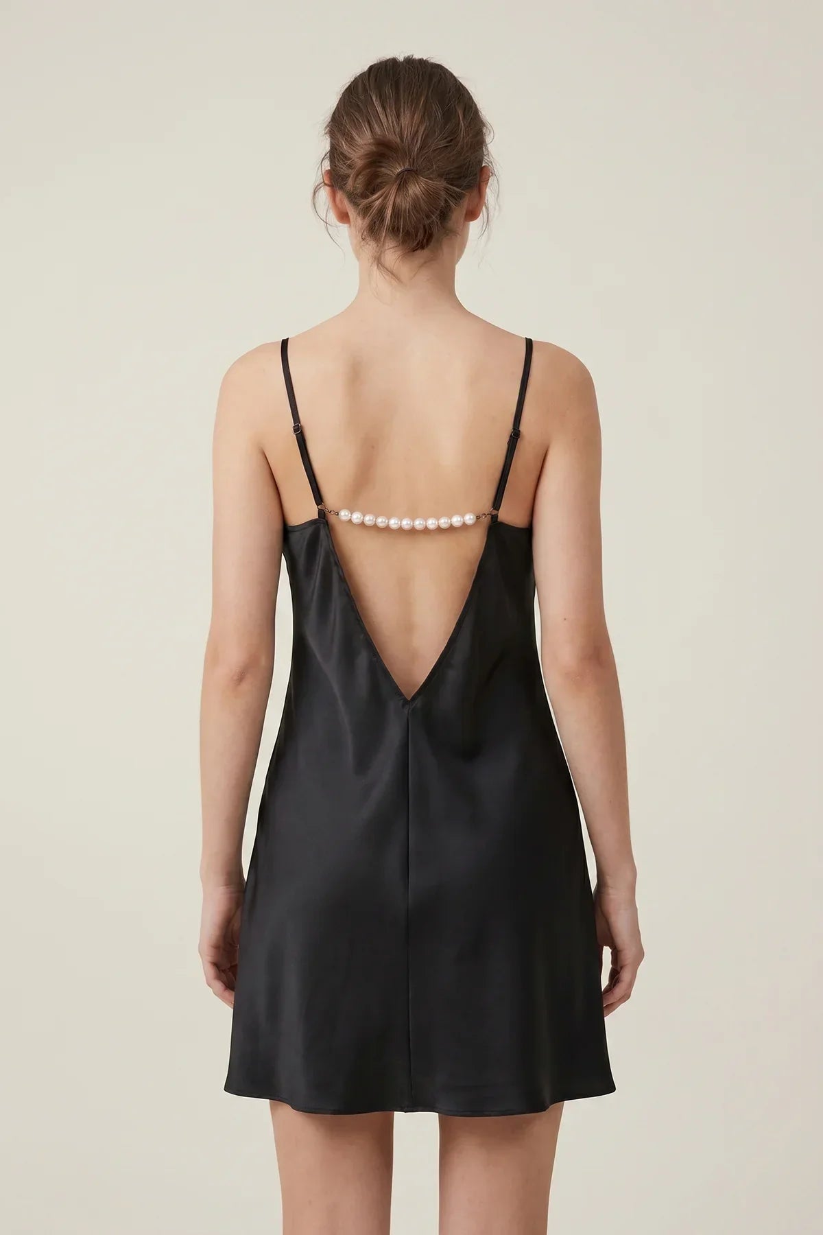 BLS - Thong nightgown - Black — image 2 — Meeshop Pakistan