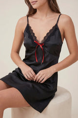 BLS - Thong nightgown - Black view 3