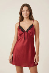 BLS - Thong nightgown - Burgundy view 1