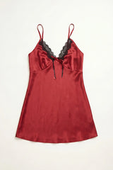 BLS - Thong nightgown - Burgundy view 3