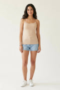BLS - Zendaya Stretchable Cotton Camisole - Beige