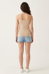 BLS - Zendaya Stretchable Cotton Camisole - Beige view 2