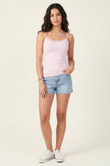 BLS - Zendaya Stretchable Cotton Camisole - Pink view 1