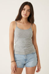 BLS - Zifa Stretchable Cotton Camisole - Grey view 1