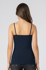 BLS - Zorana Stretchable Cotton Camisole - Black view 2