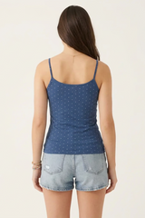 BLS - Zorana Stretchable Cotton Camisole - Navy Blue view 2