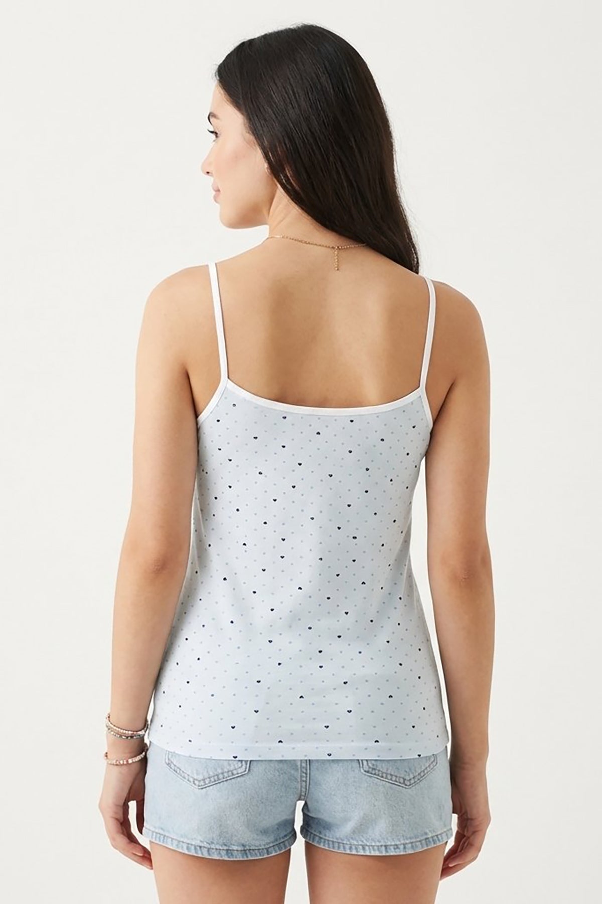 BLS - Zorana Stretchable Cotton Camisole - White — image 2 — Meeshop Pakistan