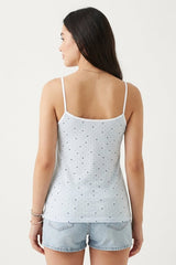 BLS - Zorana Stretchable Cotton Camisole - White view 2