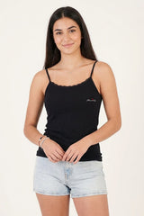 BLS - Zorica Stretchable Cotton Camisole - Black view 1