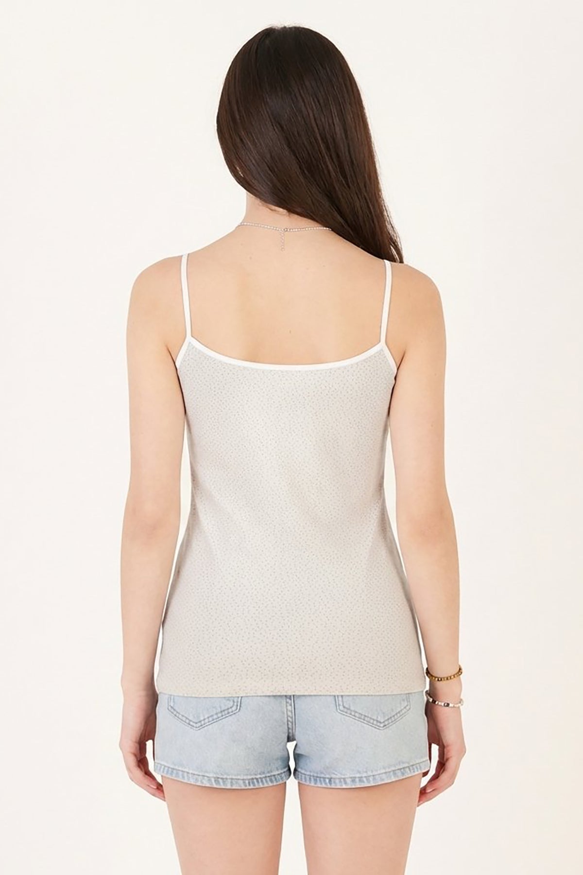 BLS - Zorica Stretchable Cotton Camisole - Ecru — image 2 — Meeshop Pakistan