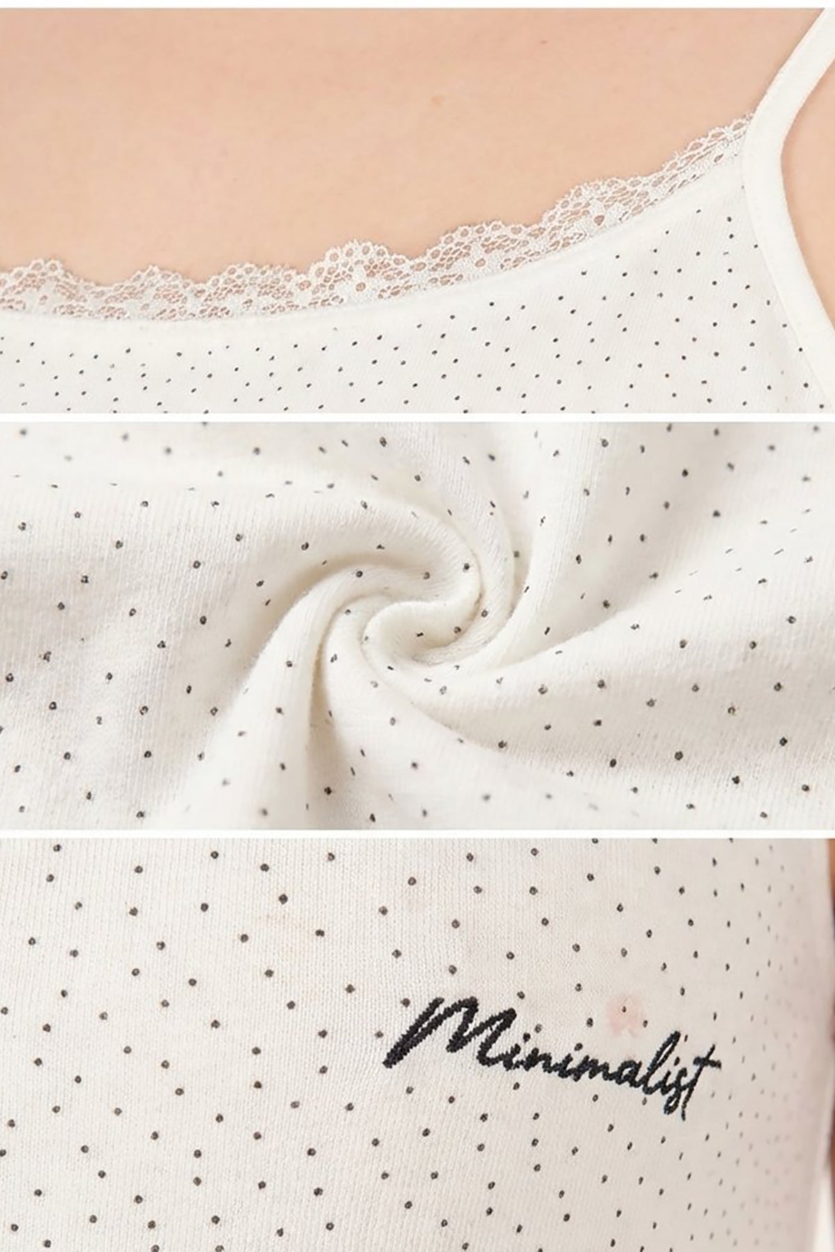 BLS - Zorica Stretchable Cotton Camisole - Ecru — image 3 — Meeshop Pakistan