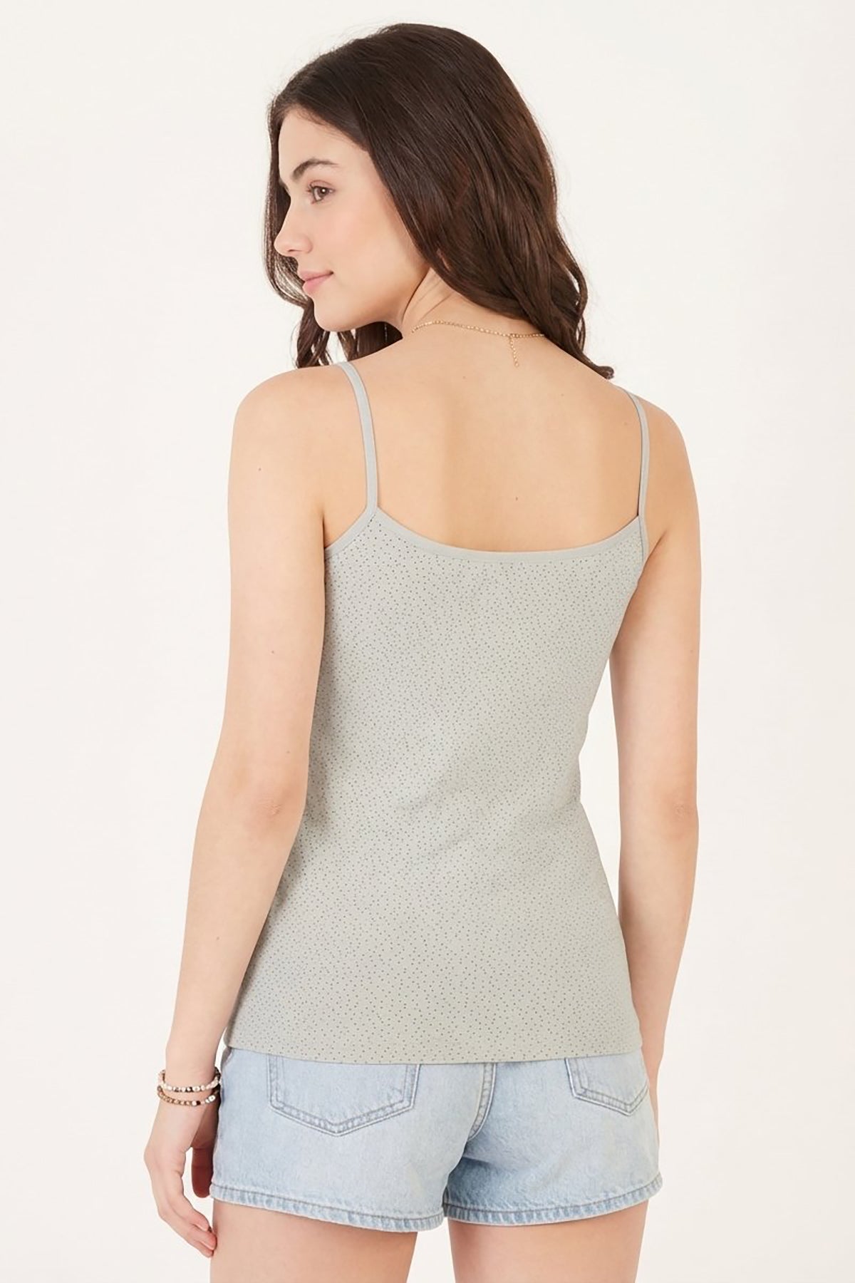 BLS - Zorica Stretchable Cotton Camisole - Grey — image 2 — Meeshop Pakistan