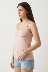 BLS - Zorica Stretchable Cotton Camisole - Pink view 3