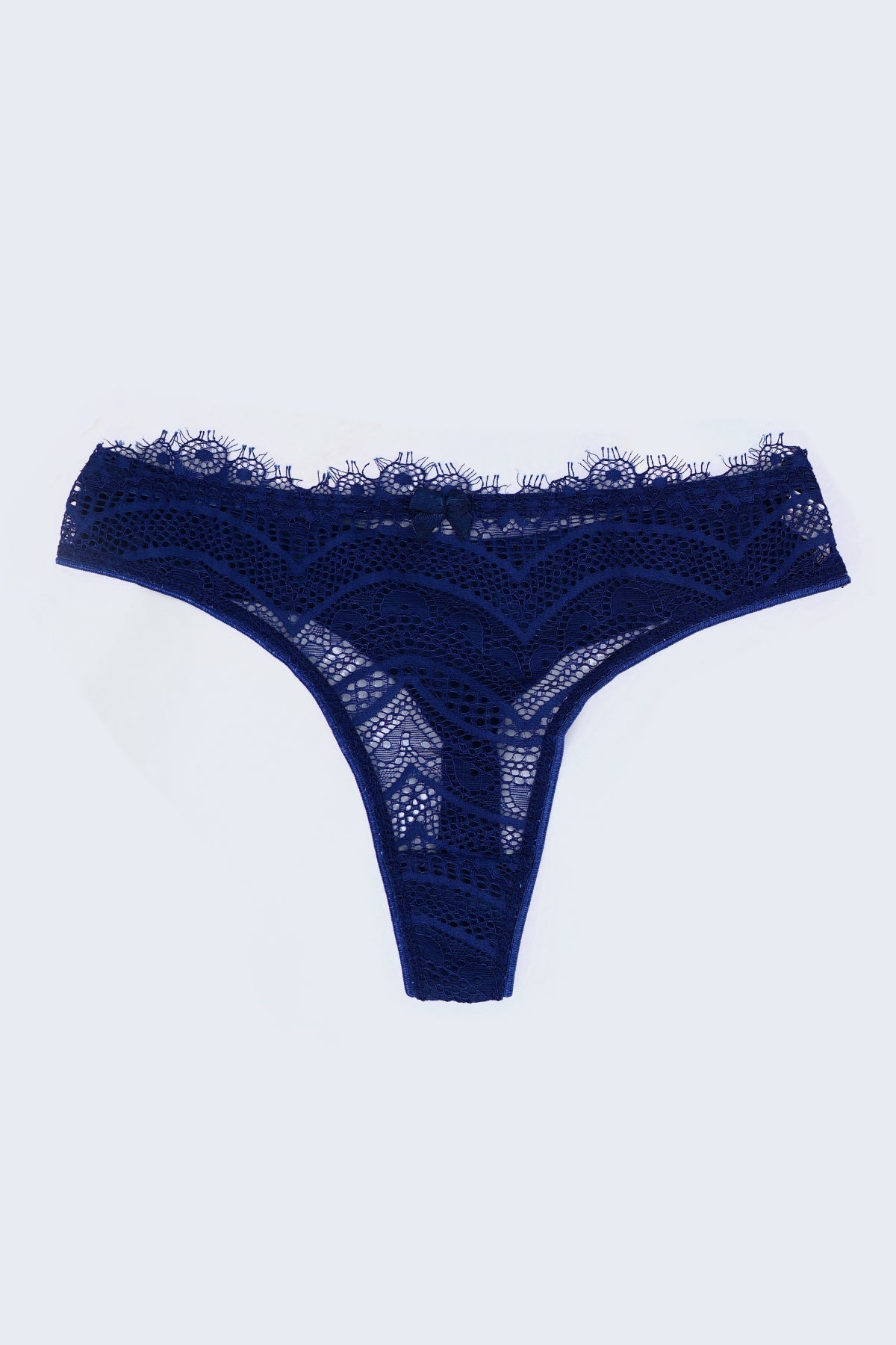 BLS - Lenore Lace Thong - Navy Blue — image 1 — Meeshop Pakistan