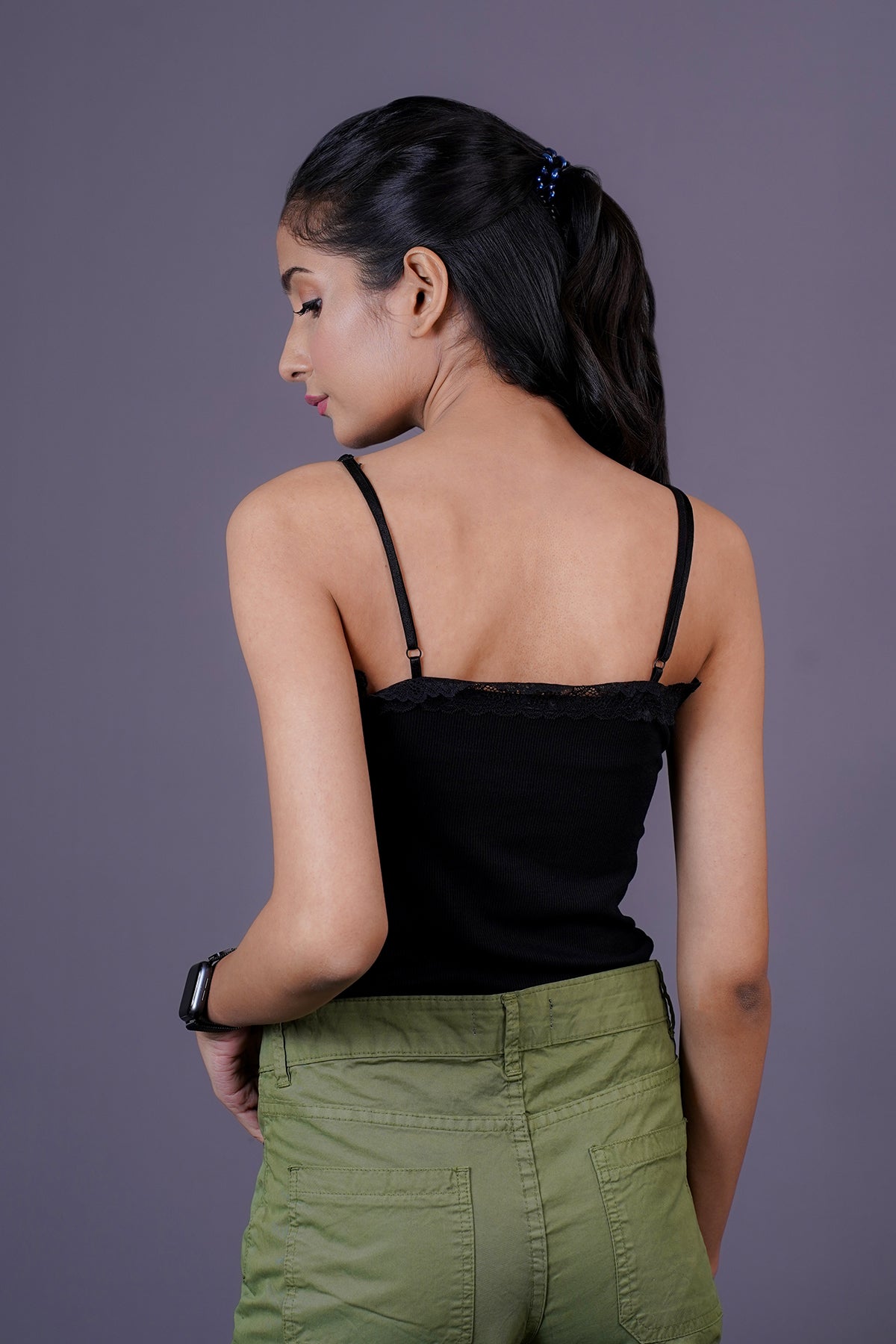 BLS - Ayleen Lace Camisole - Black — image 2 — Meeshop Pakistan