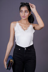 BLS - Ayleen Lace Camisole - White view 1
