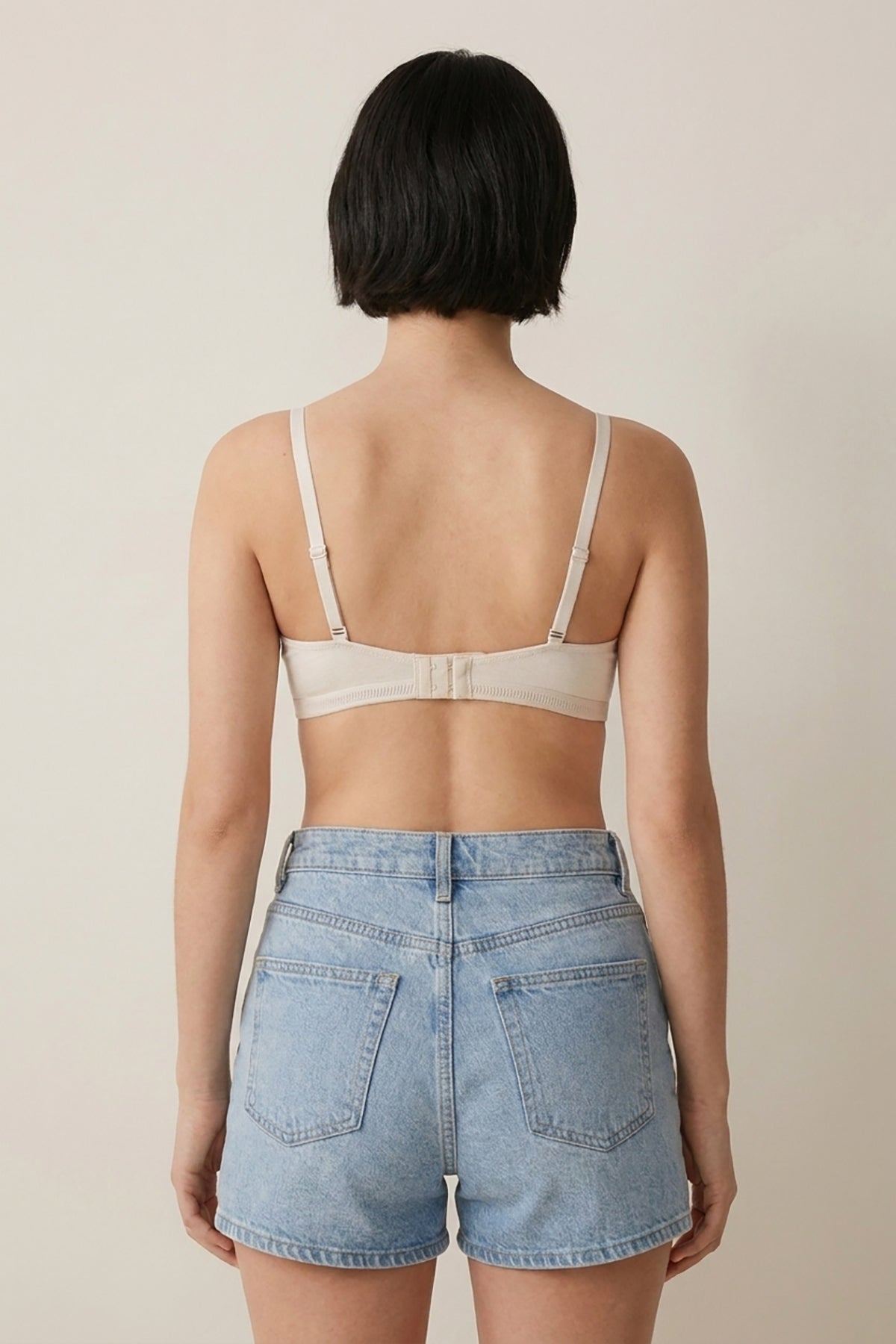 BLS - Alma Non Padded Cotton Bralette - Ivory — image 2 — Meeshop Pakistan
