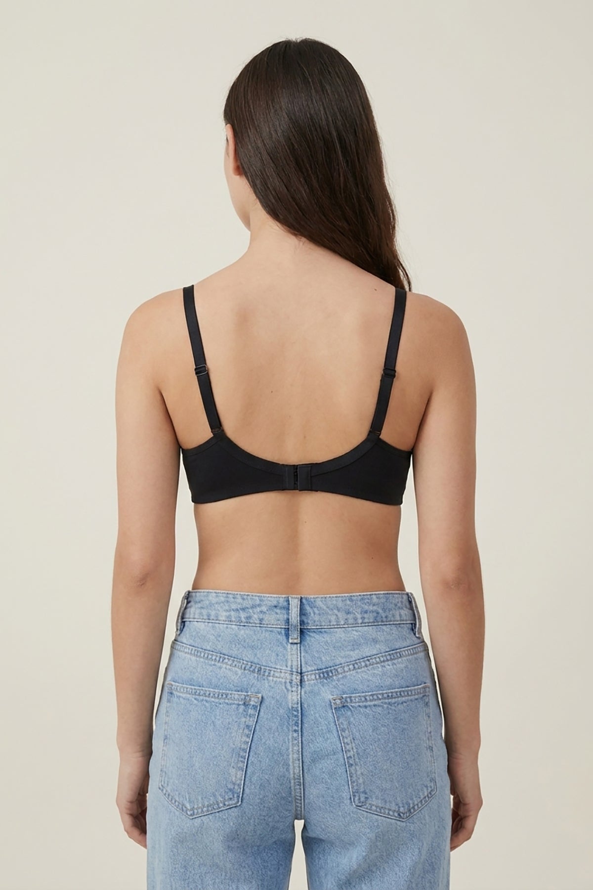 BLS - Camille Wired And Non Padded Cotton Bra - Black — image 2 — Meeshop Pakistan